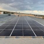 Veduta di un impianto fotovoltaico realizzato da MT Impianti